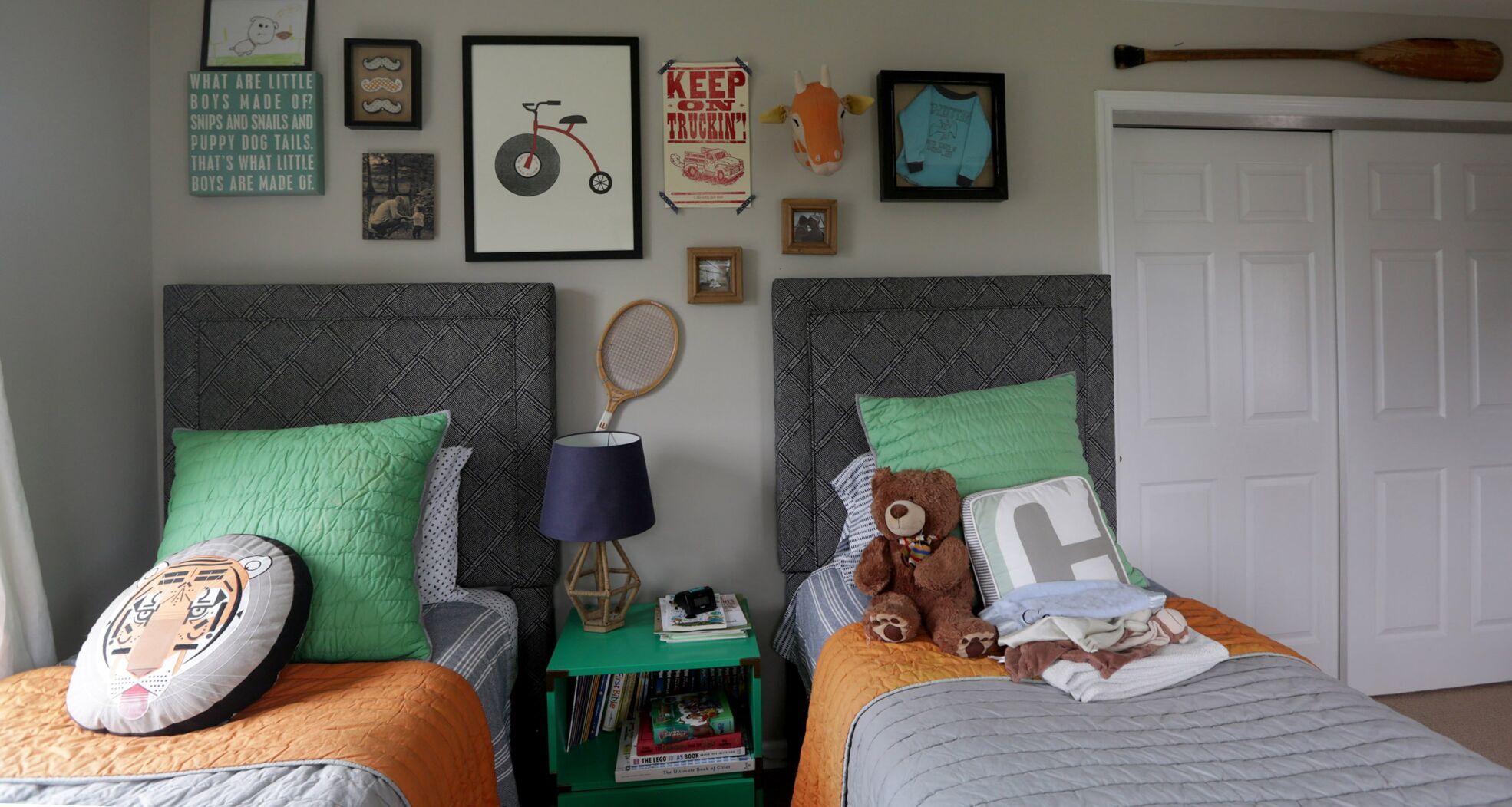 At home with Michelle and Chad Wiegmann in St. Charles